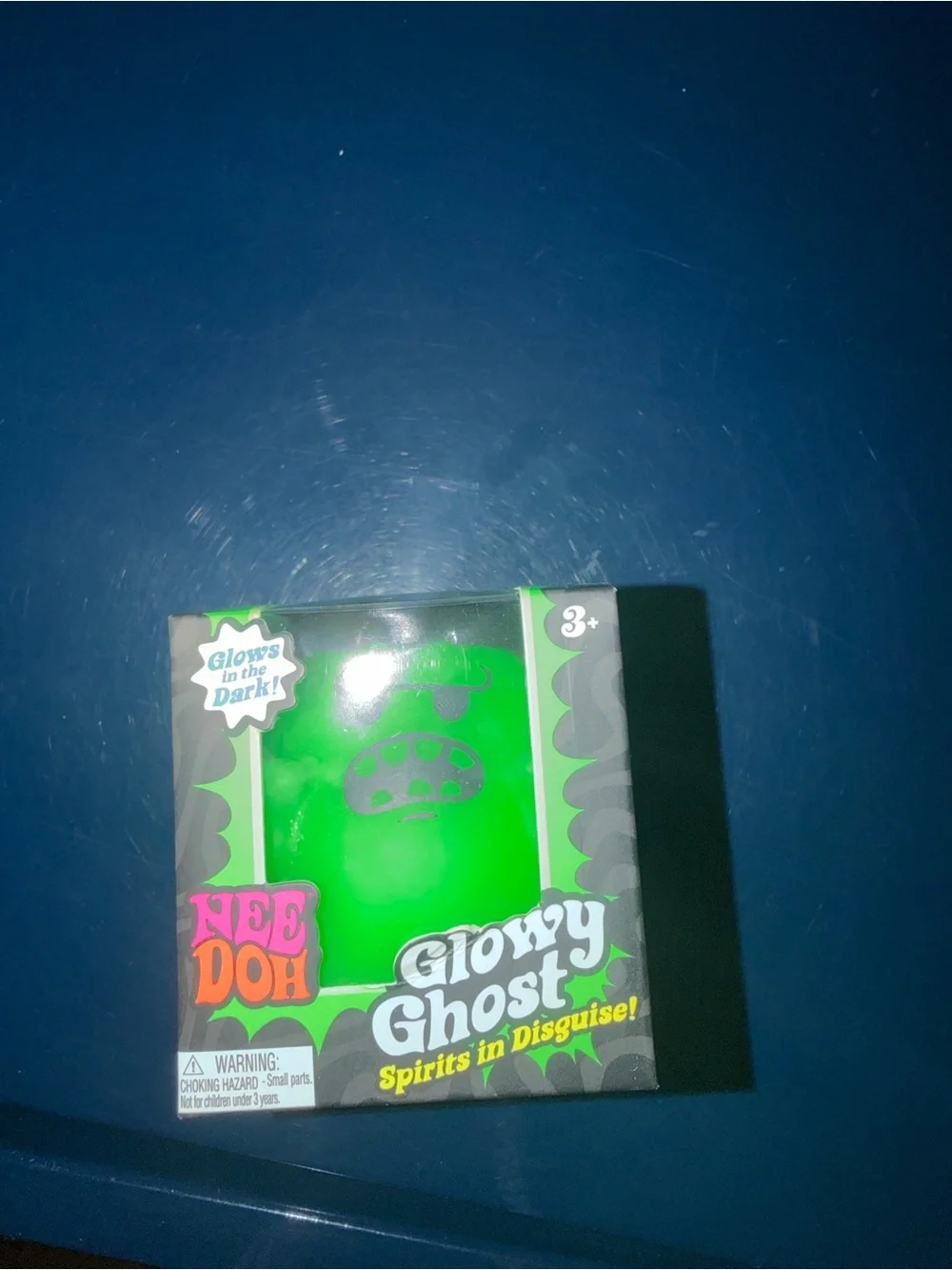 Schylling NeeDoh Glowy Ghost - Green Glow authentic and real